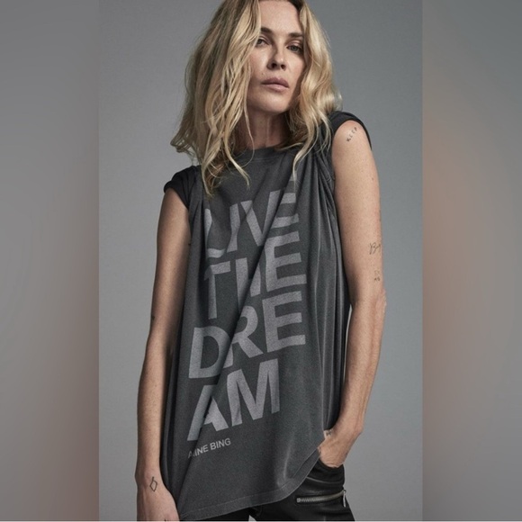 Anine Bing Cason Tee Live The Dream - Picture 8 of 11